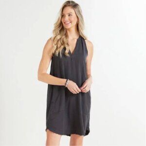 NEW Splendid Women's Joella Everyday Dress - navy/gray L